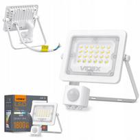 LED halogeninis prožektorius su judesio jutikliu 20W, atsparus oro sąlygoms, baltas