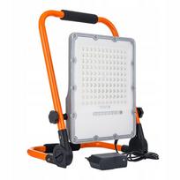 Nešiojamas LED halogeninis 100W statybinis prožektorius su stovu, įkraunamas