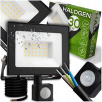 LED halogeninis darbo prožektorius su judesio jutikliu, 30W, lauko