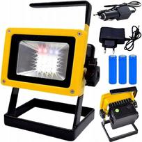 Nešiojamas LED halogeninis statybinis prožektorius 30W su baterija