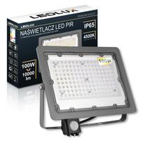 LED prožektorius 100W su lauko judesio ir sutemų jutikliu