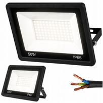Halogeninis LED statybinis prožektorius, lauko, 50W, 4500K, atsparus vandeniui