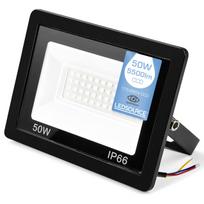 Halogeninė 50W LED 5500lm darbinė lempa, atspari vandeniui, plona
