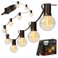 Sodo girlianda 20 m, 36x LED lemputės, E12 grandinė
