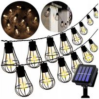Saulės girlianda terasai ir balkonui GARDEN LAMPS Retro Loft