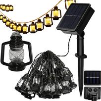 Sodo LED girlianda žibintai balkonui, terasai