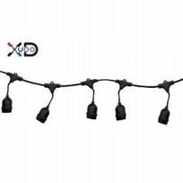 LED girlianda 20 m 20x E27 su 1W lemputėmis