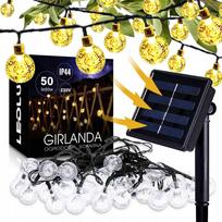 Saulės girlianda GARDEN, 13 m, 50 LED burbulai