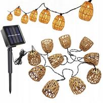 Saulės sodo girlianda 3.6 m 10 LED IP65