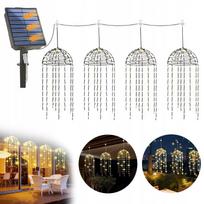 Saulės energija maitinama GARDEN LIGHTS kabinama medūzos formos lempa
