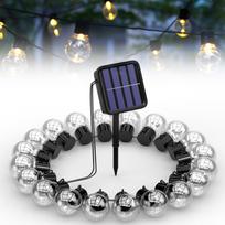 Saulės girlianda sodo lempa 30 LED burbulų