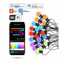 Šviesų girlianda 12m Wifi LED RGB Tuya 20 lempučių