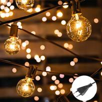 Saulės girlianda, 50 LED lempučių, 15 m, IP44, balkonui