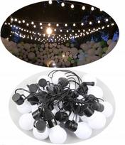 LED girlianda su pieniškais burbuliukais, šaltos spalvos, 6 m