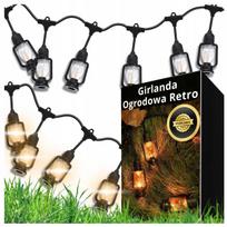 Lauko girlianda 10 m su 10 LED lempučių