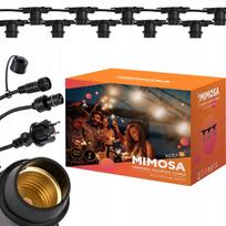 Lauko girlianda, 10 m, 10x E27, tinka LED