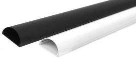 Savaime lipni RTV kabelių maskavimo juosta, 65 cm, balta juoda