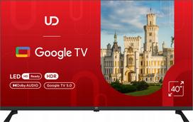 Televizorius UD 40GFC5210S LED 40" Full HD Smart TV HDR Google TV WiFi DVB-T2 Dolby Audio