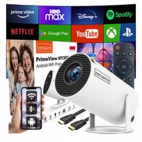 Nešiojamas mini projektorius Android TV WiFi 6 360 Full HD 4K Bluetooth