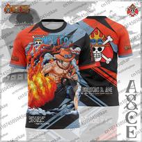 Anime One Piece Luffy Zoro TShirt 3D Print Clothing Unisex Tshirt Streetwear Summer Short Sleeve Sport Bandai Cosplay Tshirt XXL black