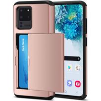 For For Samsung Galaxy S20 Ultra S10E S9 S8 Plus S7 Edge Slide Armor Wallet Card Slots Holder Cover For For Samsung Note 8 9 10 Plus 5G For Galaxy S10E