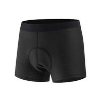 Mens Cycling Shorts With Bib Straps 5/8 Length Breathable Quick-Dry Bike Mountain Road Small black