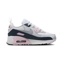 Nike Air Max 90 Drobė, Atspari Dilimui Karvės Oda Žemi Vaikų Laisvalaikio Batai Balti Rožiniai HF6357-104 27 gray