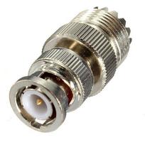 BNC plug / UHF socket adapter