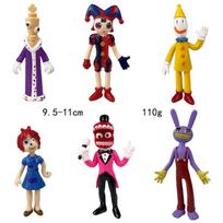 New Cute The Amazing Digital Circus Series Figure Cartoon Character Creativity Model Desktop Toy Merchandise Friends Gift black