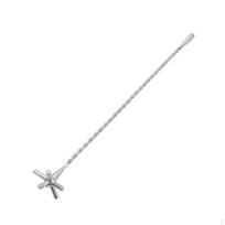 Bar Spoon with Twisted Shaft Stainless Steel Cocktail Stirring Rod Long Handle Utensil for