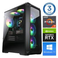 Kompiuteris INTOP Ryzen 7 5700X 32GB 250SSD M.2 NVME+2TB RTX3050 6GB WIN11