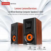 Lenovo S-D03 Classic Wired Desktop Speakers CN plug (adapter included)