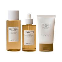 SKIN1004 Madagascar Centella Soothing Moisture 3 Step Set Toning Toner Ampoule Cream white