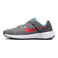 Nike Revolution 6 FlyEase Smoke Grey Siren Red GS DD1113-006 35.5