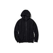 UNIQLO Fleece Sports Zip-Up Hoodie Unisex outerwear Black 451674-09 M