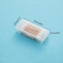Nešiojamas kelioninis medicininių medvilninių lazdelių laikiklis, dantų siūlas, papuošalų organizatorius, konteineris, apsauga nuo dulkių, duomenų kabelių laikymo dėžutė A1