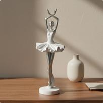 Ballet Dancer Sculpture Elegant Design Statue Fine Crafted Details Ballerina 21125 Hand Up