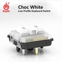 Kailh Choc Low Profile Switch 1350 Chocolate Keyboard Switch Clicky Tactile Linear White Switches Mechanical Keyboard for Laptop 10PCS ruda