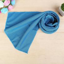 Cool Towel Ice Cold Enduring Running Jogging Gym Instant Cooling Outdoor Sports Towel dangaus mėlyna spalva