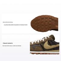 Nike Air Pegasus 83 Premium NAI-KE - Vienos linijos unisex sportbačiai Rudo aksomo-Rudo parašiuto-Smėlio spalvos DZ6301-222 36 brown