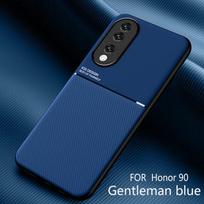 For Honor 90 90 Pro textured magnetic four-corner full coverage shockproof and drop-resistant phone case For Honor 90 mėlyna