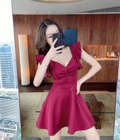 Summer women's clothing new nightclub fashion temperament sexy dress backless short skirt S