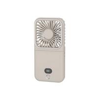 Foldable USB Rechargeable Neck Fan gray