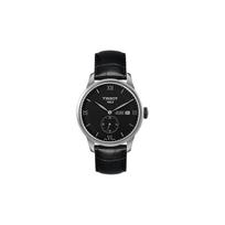 TISSOT Automatinis Mechaninis Judėjimas Vyriški Laikrodžiai Laikrodis 39,3 mm Juodas Ciferblatas Nerūdijančio Plieno Dėklas Odinis Dirželis T006.428.16.058.01 Black Dial