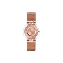 Swatch Moteriskas šampano spalvos laikrodis SS08K104M SS08K104M Champagne Watch Dial