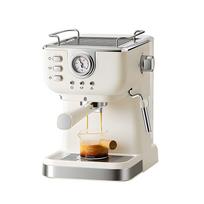Espresso Coffee Machine Stainless Steel Espresso Maker with Milk Frother Steam Wand Semi-Automatic Cappuccino Latte Machine balta