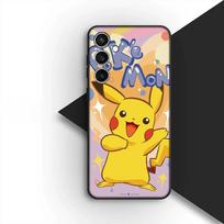 Cover for Samsung Galaxy A35 A36 A55 A26 A05 A06 A14 A50 A51 A53 A54 A12 A13 A23 Phone Case Lovely P-Pokemons P-Pikachus GO Galaxy A35 5G yellow