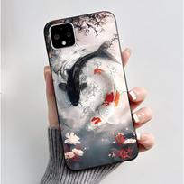 Soft Case For Google Pixel 4 XL 4XL Black Matte Frosted Silicone Slim Thin Back Cover Luxury Cute Love Rabbit Funny Phone Case Google Pixel 4 XL gray