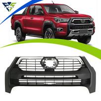 Front Bumper Grille for 2021+ Hilux Rocco Carton Box juoda