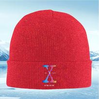 New Colorful XFiles logo text Unisex Women Unisex Knitted Hat Beanie Pullover Cap Winter Thermal Warm Christmas Outdoor Cycling Hi